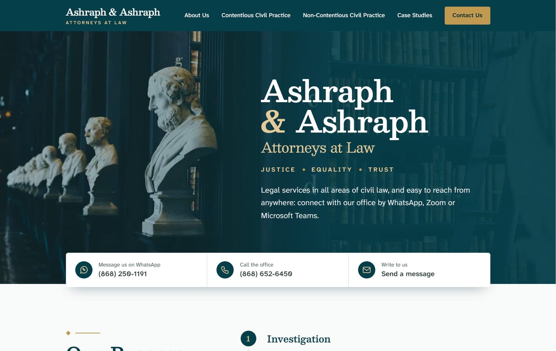 Ashraph & Ashraph homepage